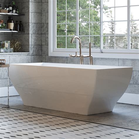 freestanding tub reversible drain|63 inch freestanding bathtub.